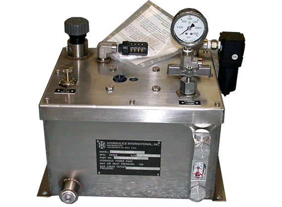 Маслостанции высокого давления: Маслостанции высокого давления с пневматическим приводом HII для питания гидрооборудования