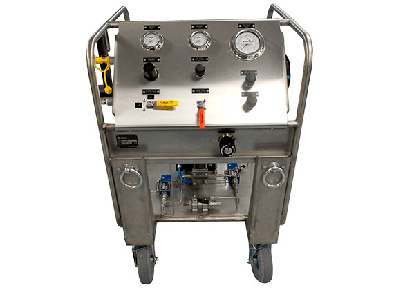 Оборудование для гидравлических, пневматических и газовых испытаний